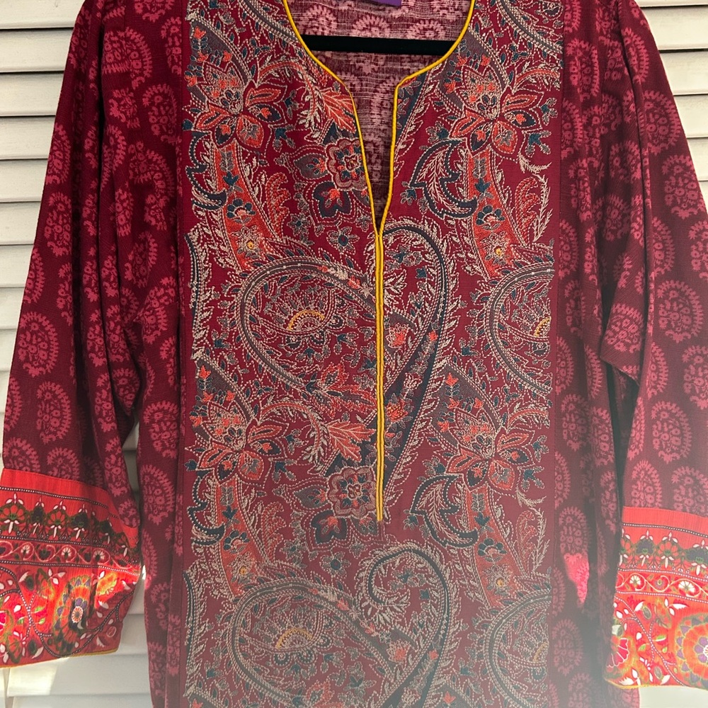 Sana Safinaz Paisley Patterned Tunic